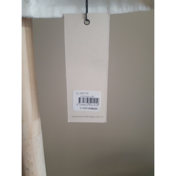 BEC + BRIDGE Eli Crop Top White *Size 6 Nwt* - Picture 8 of 9